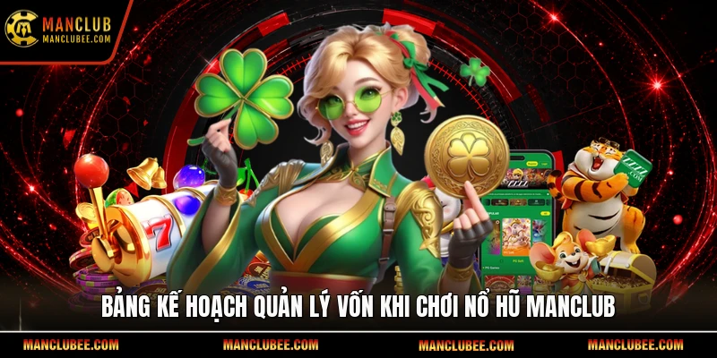Bảng kế hoạch quản lý vốn khi chơi nổ hũ Manclub