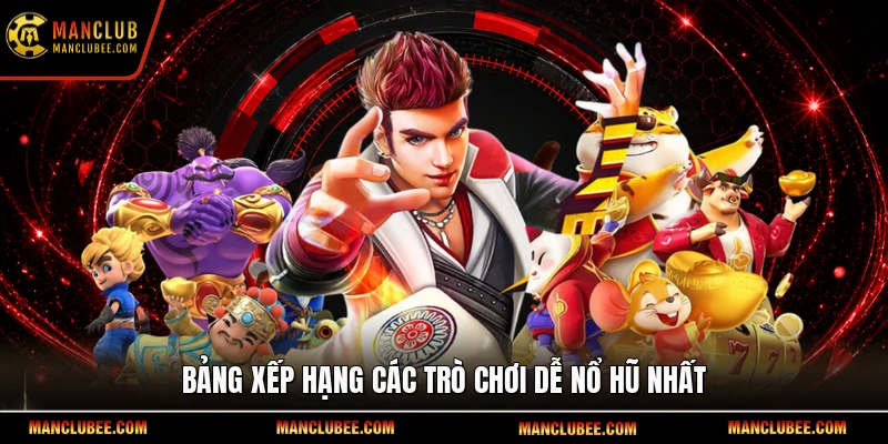 Bảng xếp hạng các trò chơi dễ nổ hũ nhất